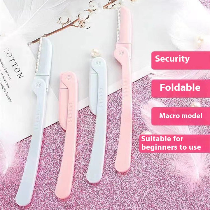 Coltello pieghevole portatile per sopracciglia Tipo protettivo per principianti