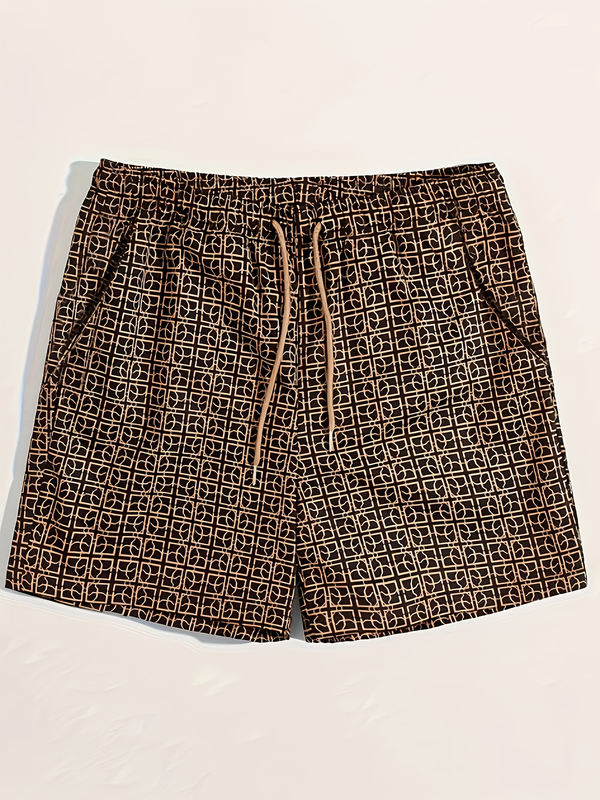 Pantaloncini elasticizzati casual da uomo 2025 con coulisse