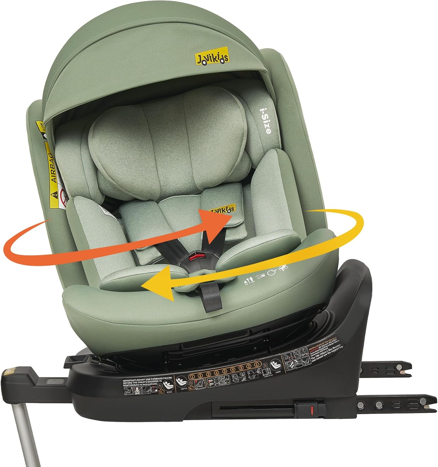 Seggiolino i-Size Girevole 360° 0-12 Anni