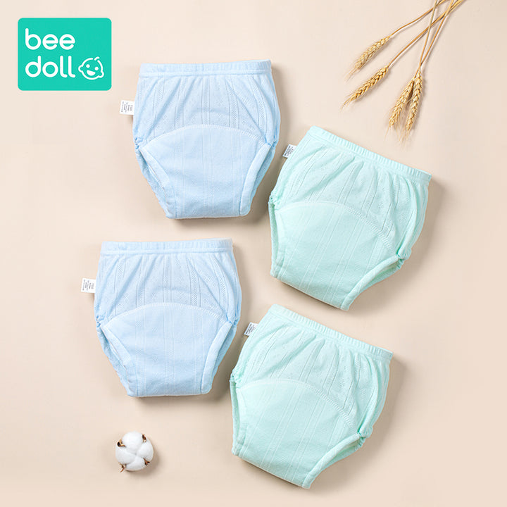 Mutandine per l'addestramento al vasino per bambine, estive, da uomo, per bambini, anti-urina, per bambini, pantaloni per pannolini ad anello, gadget utile