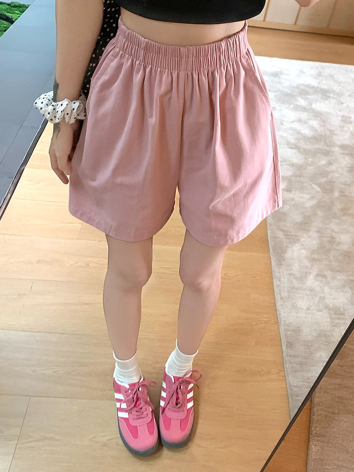 Abbigliamento da donna taglie forti, abbigliamento da lavoro snellente da donna taglie forti, pantaloncini da donna estate 2025, nuovi arrivi, pantaloni casual stile K, pantaloni larghi a gamba larga 
