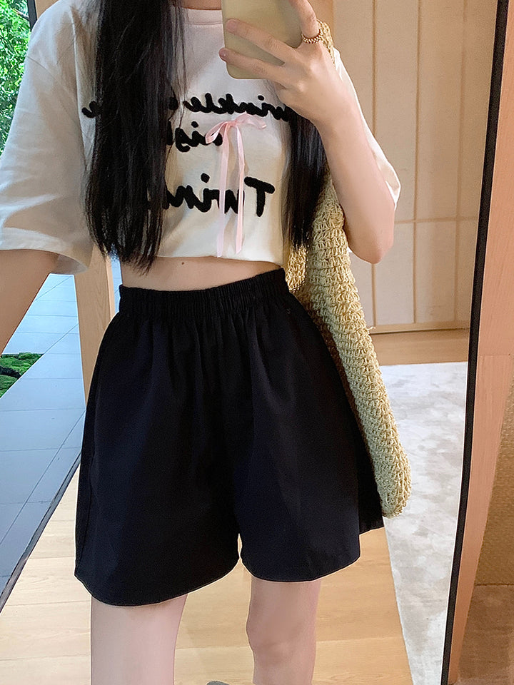 Abbigliamento da donna taglie forti, abbigliamento da lavoro snellente da donna taglie forti, pantaloncini da donna estate 2025, nuovi arrivi, pantaloni casual stile K, pantaloni larghi a gamba larga 