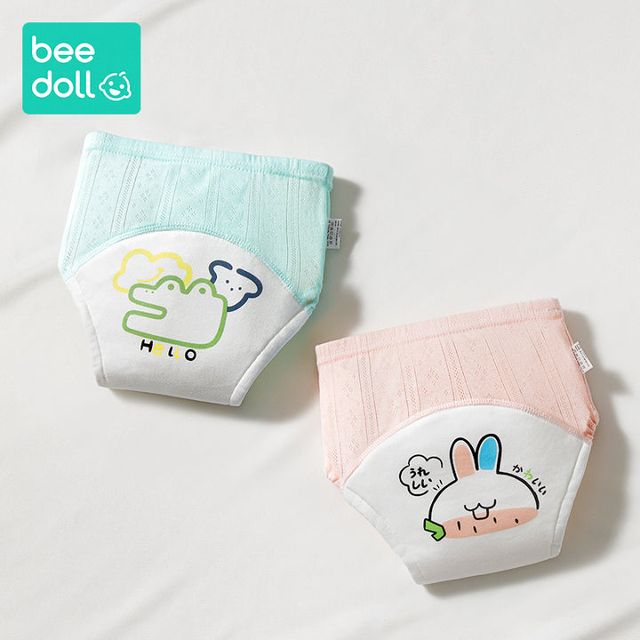 Mutandine per l'addestramento al vasino per bambine, estive, da uomo, per bambini, anti-urina, per bambini, pantaloni per pannolini ad anello, gadget utile