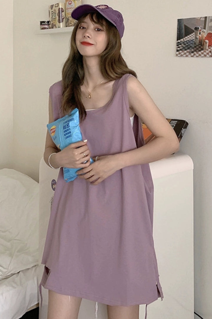 Maglietta senza maniche nuovo stile coreano