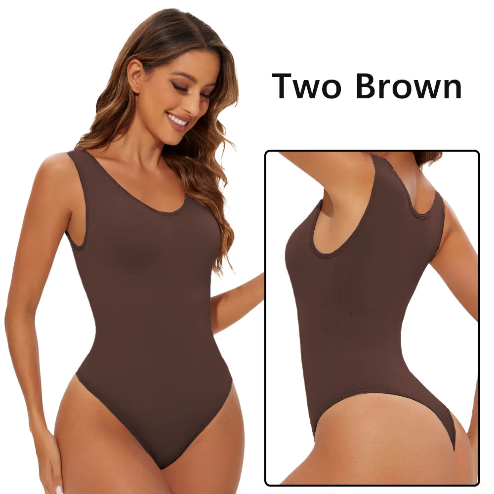 Body modellante senza cuciture per donna