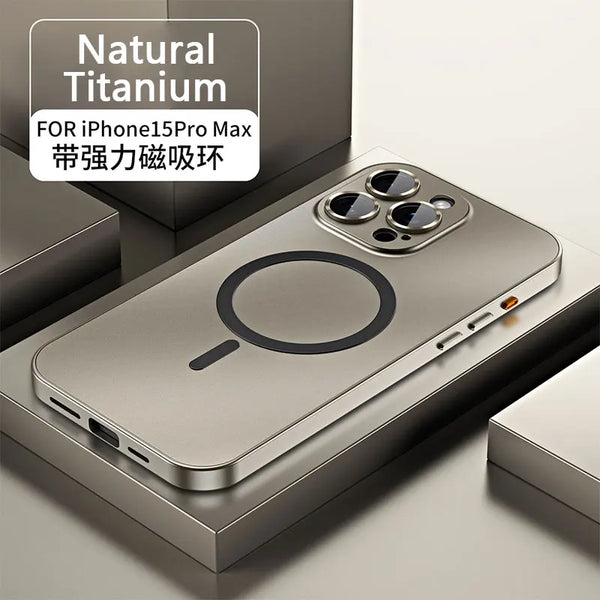 Custodia con struttura in metallo per iPhone