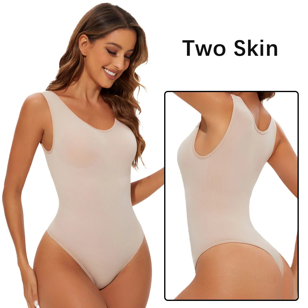 Body modellante senza cuciture per donna