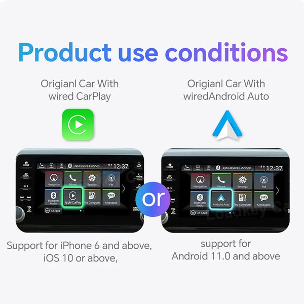 CarPlay e Android Auto 5GHz WiFi5 a