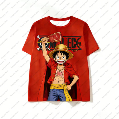 Completo Luffy in Seta