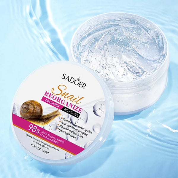 SADOER Lumaca Collagene Crema Per Il Viso Gel Rassodante Riparazione Schiarente Idratante Creme Per Il Viso Bellezza Viso Prodotti Per La Cura Della Pelle