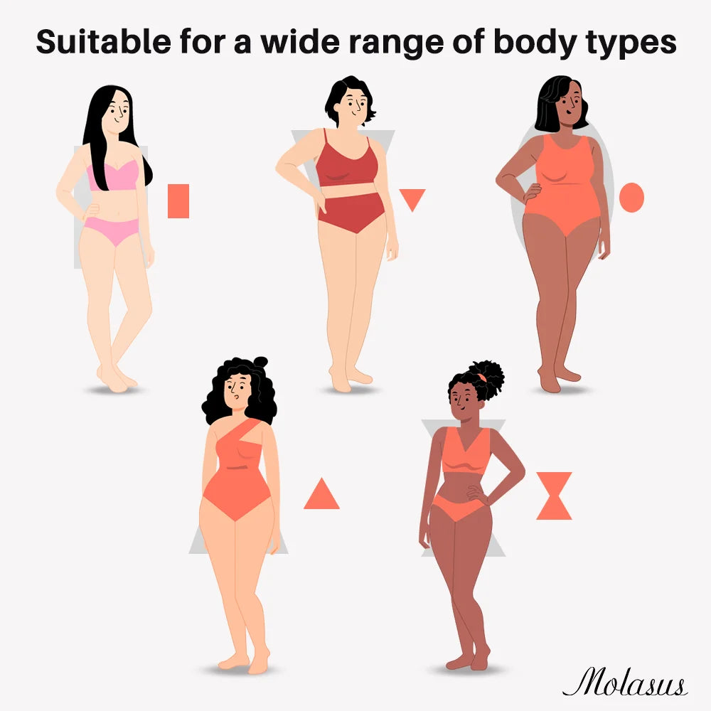 Body modellante senza cuciture per donna