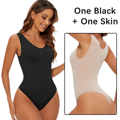 Body modellante senza cuciture per donna
