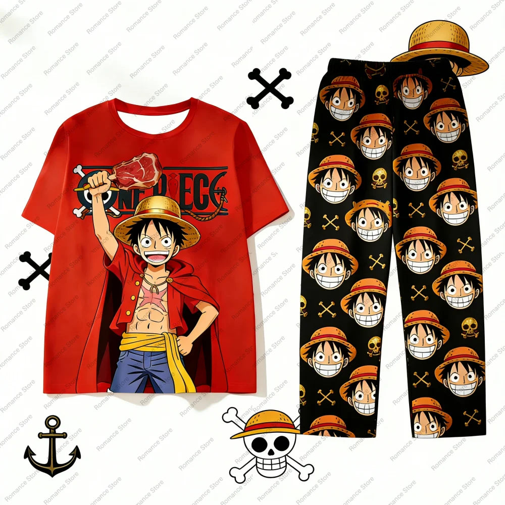 Completo Luffy in Seta