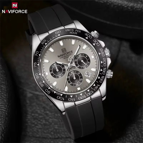 Orologio NAVIFORCE sportivo al quarzo impermeabile Cinturino in silicone