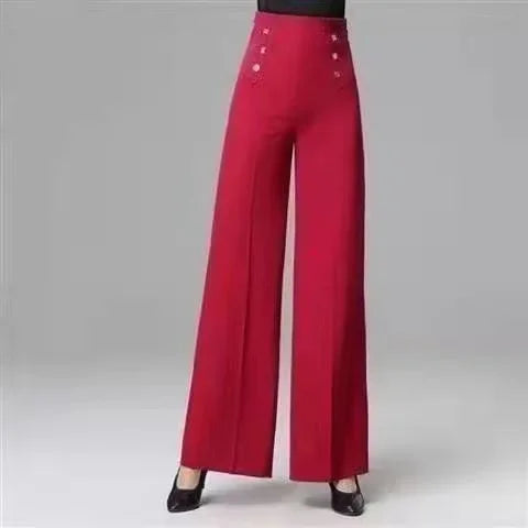 Pantaloni da ballo latino a vita alta