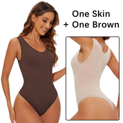 Body modellante senza cuciture per donna