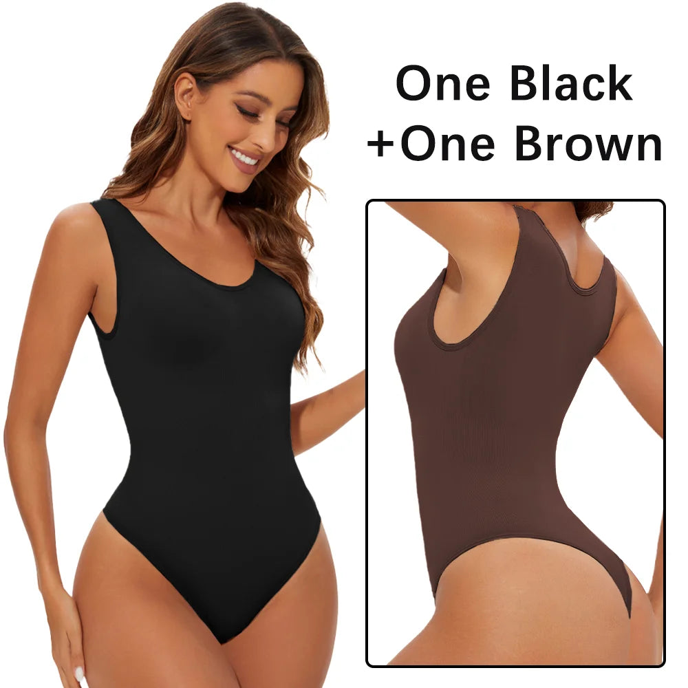 Body modellante senza cuciture per donna