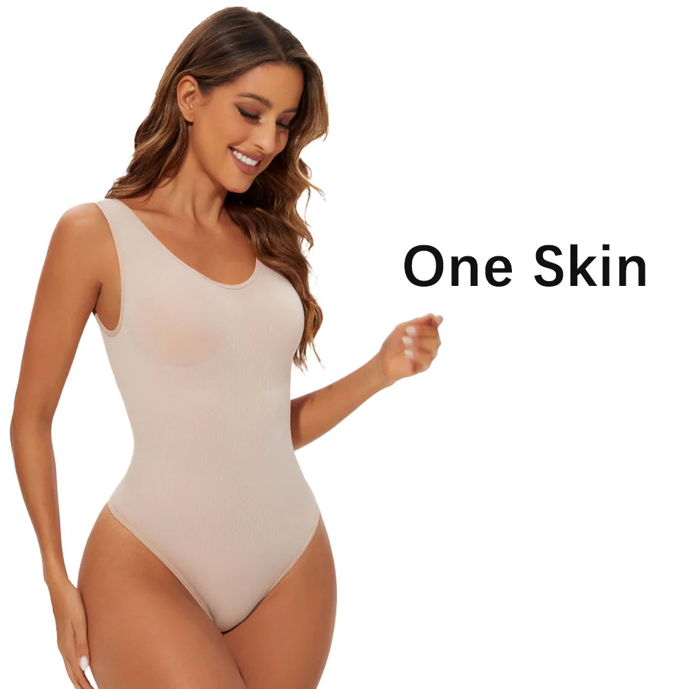 Body modellante senza cuciture per donna