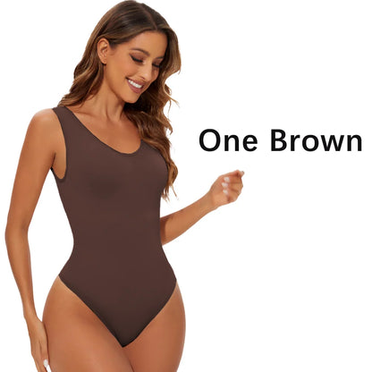 Body modellante senza cuciture per donna