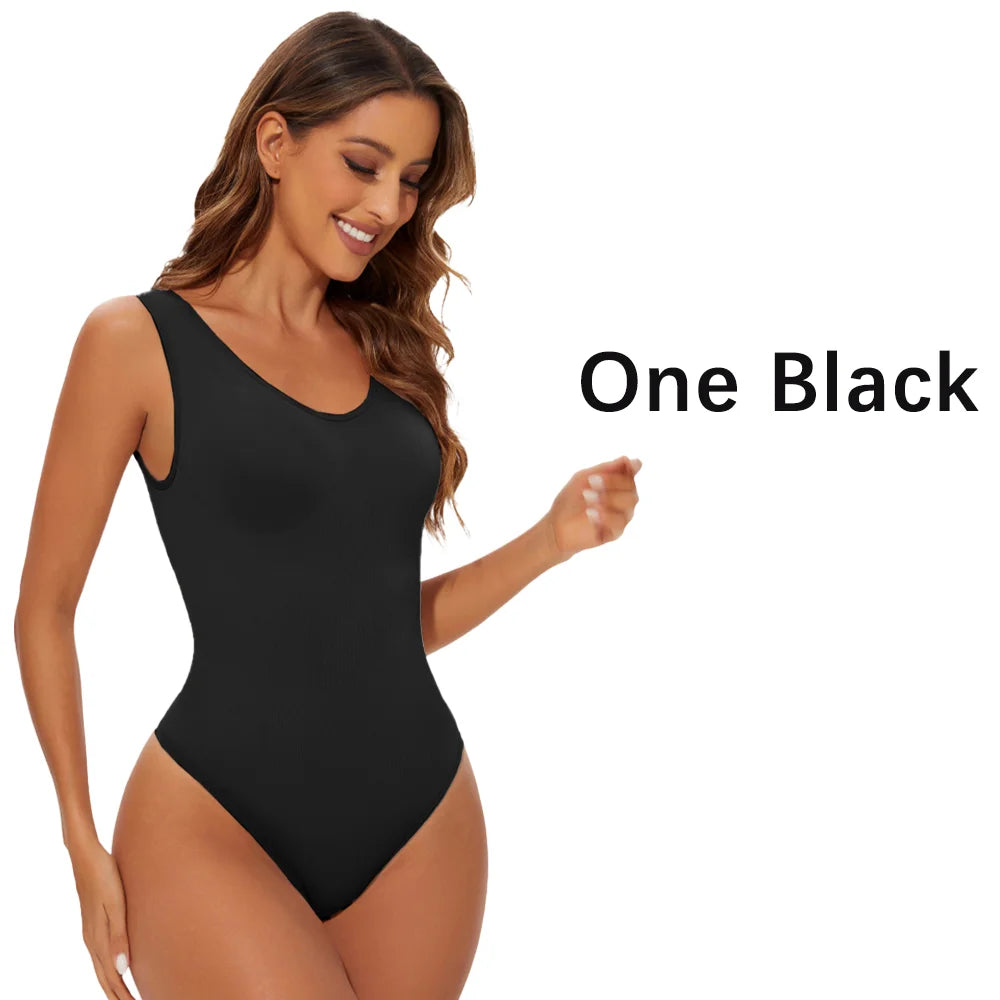 Body modellante senza cuciture per donna