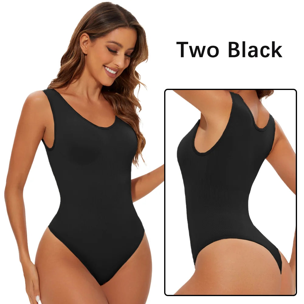 Body modellante senza cuciture per donna