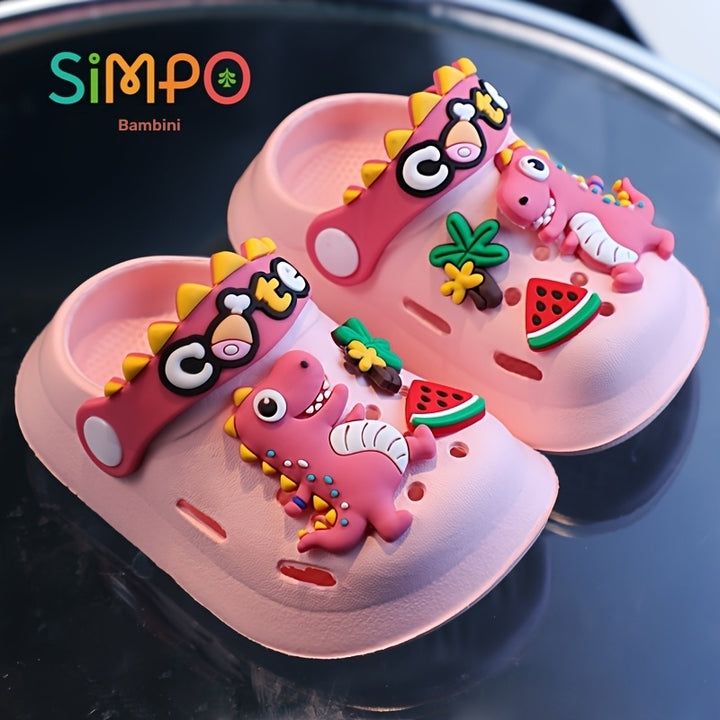 Sandali per bambini con decorazione di coccodrillo