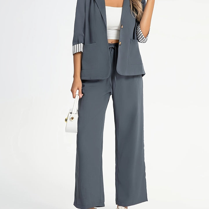 Abito a righe color block da donna